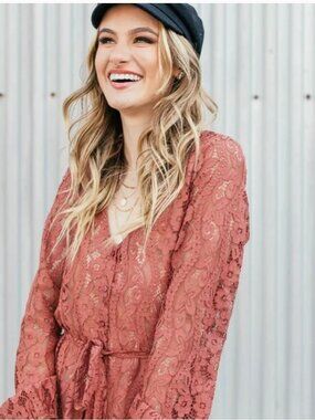 AMERICAN RAG long sleeve dress-size: M